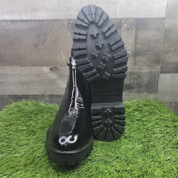 New Karl Lagerfeld Paris Porshay Lug Sole Bootie - Picture 9 of 10